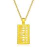 Shuibei 999 Pure Gold Ginkgo Leaf Buddha Necklace - Bestseller Jewelry Piece