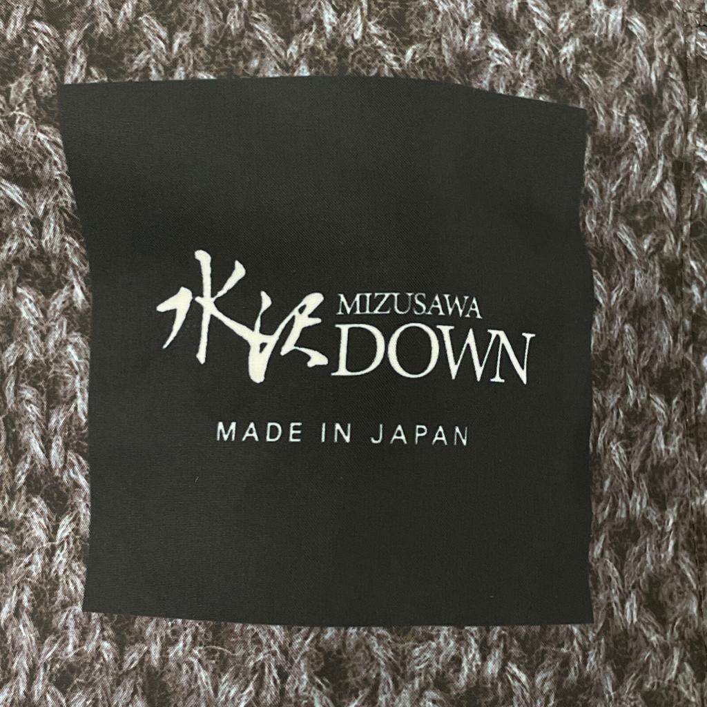 DESCENTE x Mizusawa Down DOR-G9738W Black Hooded Long Down Coat coat M blackUsed