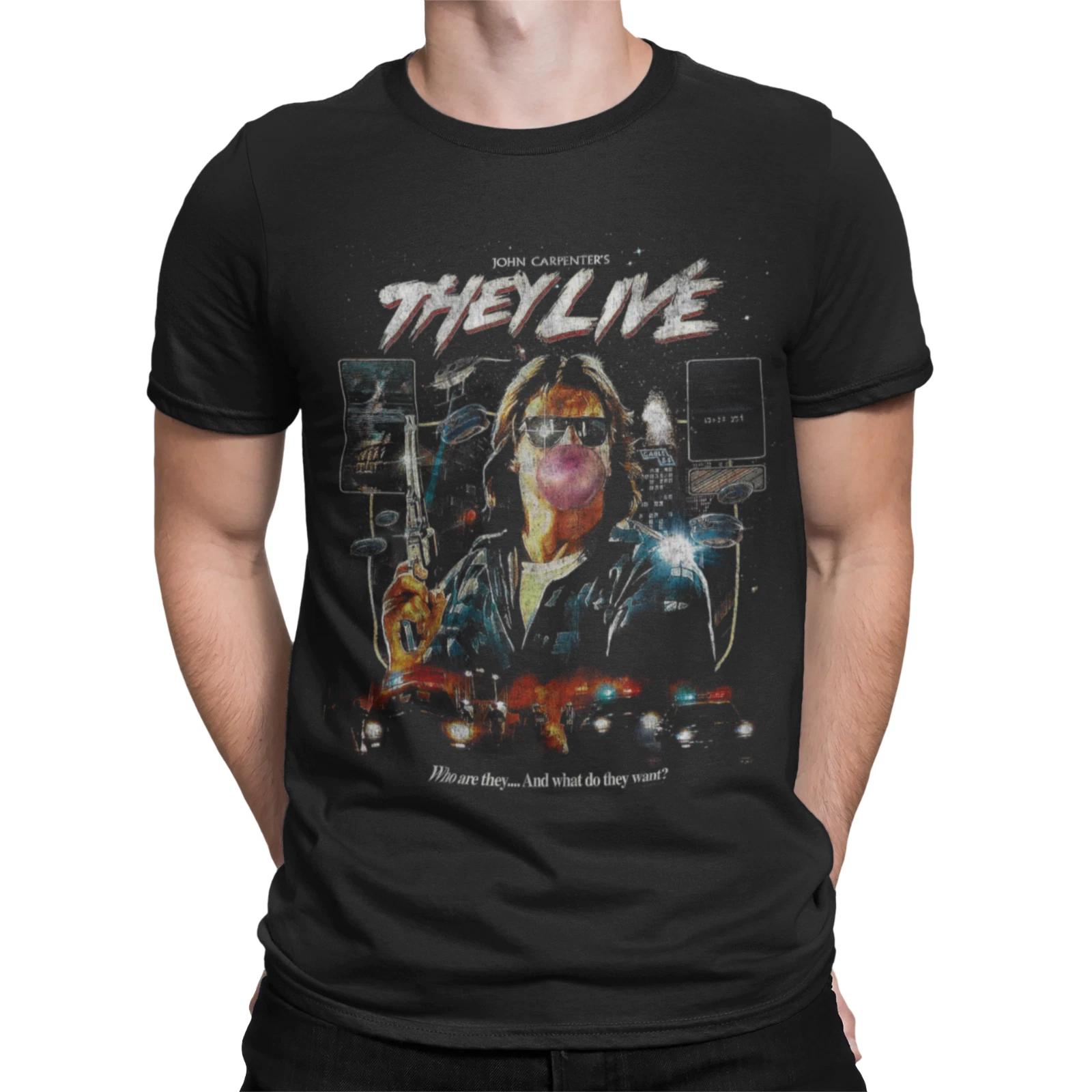 they live horror Christmas birthday sci fi film movie t shirt XL