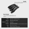 For Renault Megane 4 MK4 IV 2016~ 2018   Gloss Black Door Handle Cover Car Exterior Accessories Rustproof Stickers