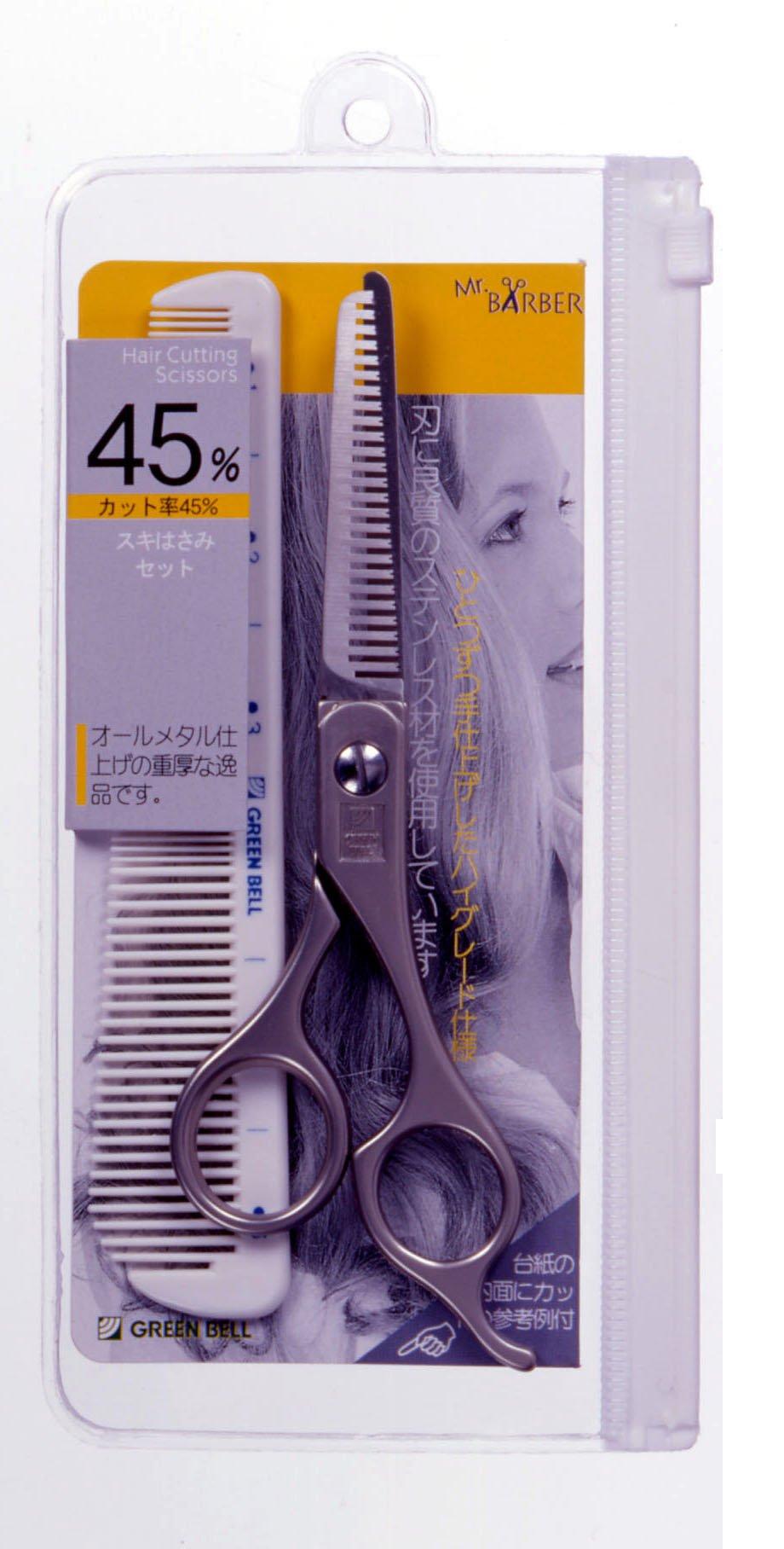 

Green Bell Thinning Scissors Set MB-204 зелёный
