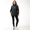 Women's Oversized Puffer Vest Stand Collar Zip Up Warm Sleeveless Coat For Spring Fall AJM-00001