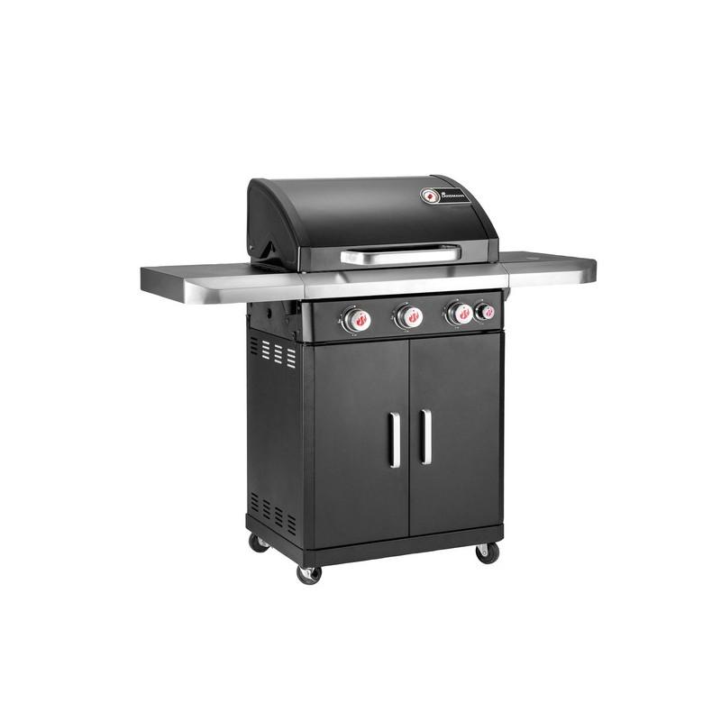 Stainless Steel Gas Barbecue With Rexon Pts3 Cooking Grill From Landmann