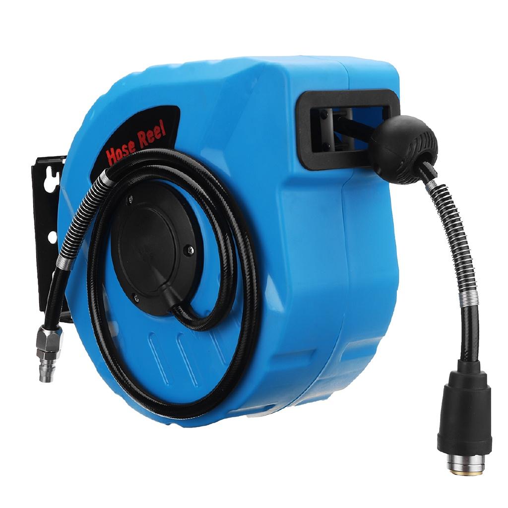 10M 1/4"  260PSI Hose Reel Wall Mount Retractable Auto Rewind Air Compressor 33*16*28.5CM