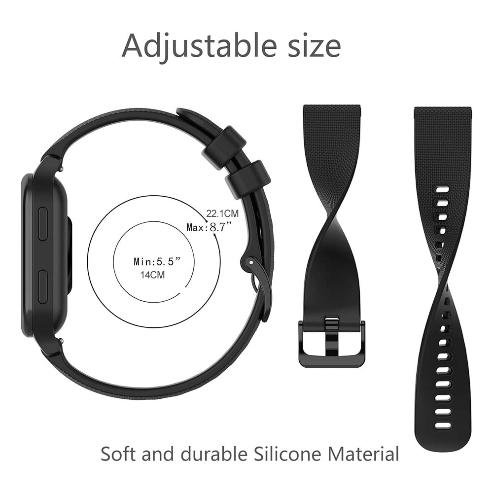 18mm 20mm 22mm Silicone Strap For Garmin Vivoactive 5/4/3 Smart Watch Band Replacement Watchband for Garmin Venu 2 2S 3S