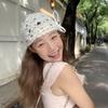 Bow Knit Beanies Strapped Weave Cap Retro Ethnic Style Hat  Ladies