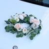 Creative Wedding Car Decor Flower Door Handles Rearview Mirror Decorate Rose Artificial Floral Accessories Marriage Props Gift