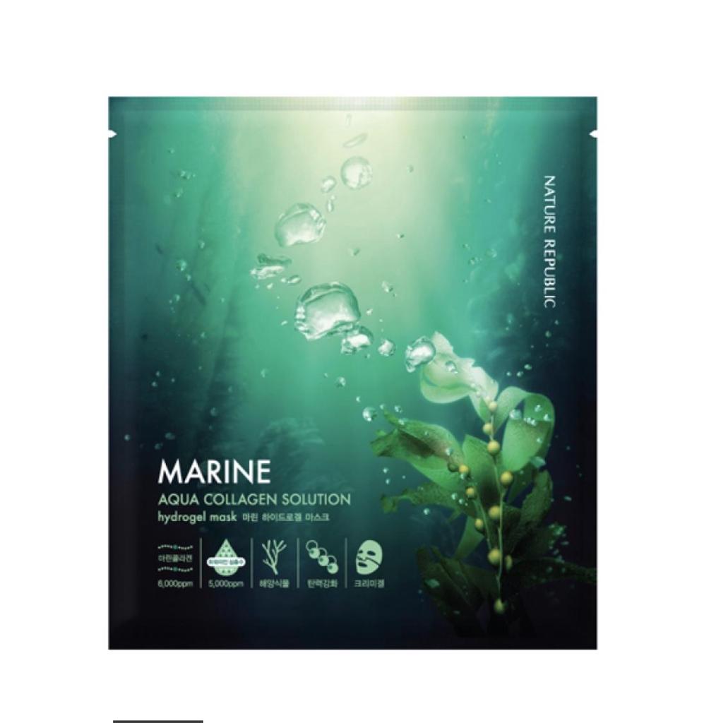 Buy Nature Republic Aqua Collagen Solution Marine Hydrogel Mask 25g 5 Sheets At Affordable Prices Free Shipping Real Reviews With Photos Joom
