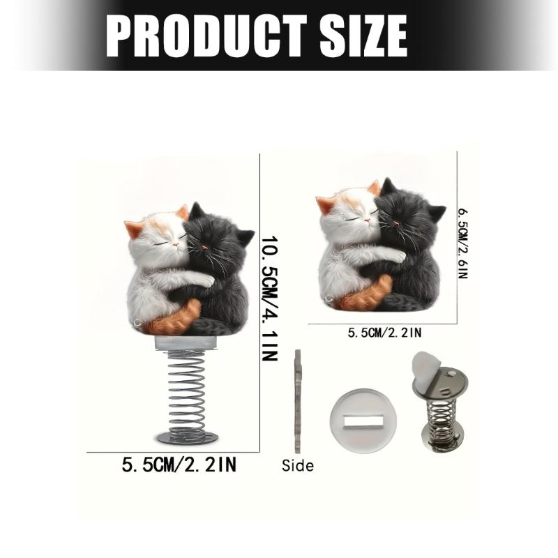 Car Dashboard Decorations Dancing Cats Dashboard Ornaments Car Interior Accessories Shaking Cats Bobblehead Car Decors