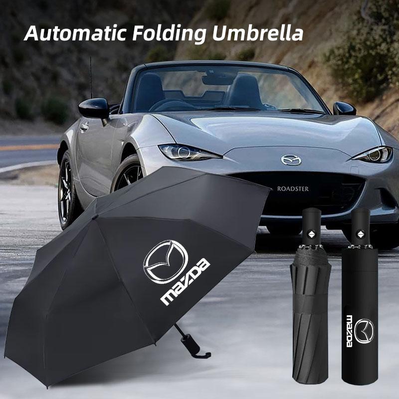 Przenośny Automatycznie Składany Parasol Samochodowy Odporny na UV Parasolka Do Mazda 2 3 6 5 Atenza CX3 CX5 MX5 CX7 Axela CX30 CX90 CX60 CX50