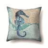 New European-style Polyester Pillow Case Marine Life Pillow Fashionable Simple Home