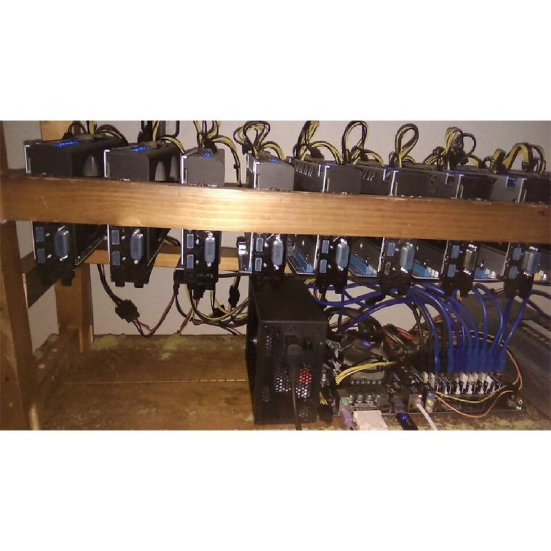 1Set 160V-240V Power Supply 2000W For 6 GPU  Rig ereum Coin Mining 95 Gold