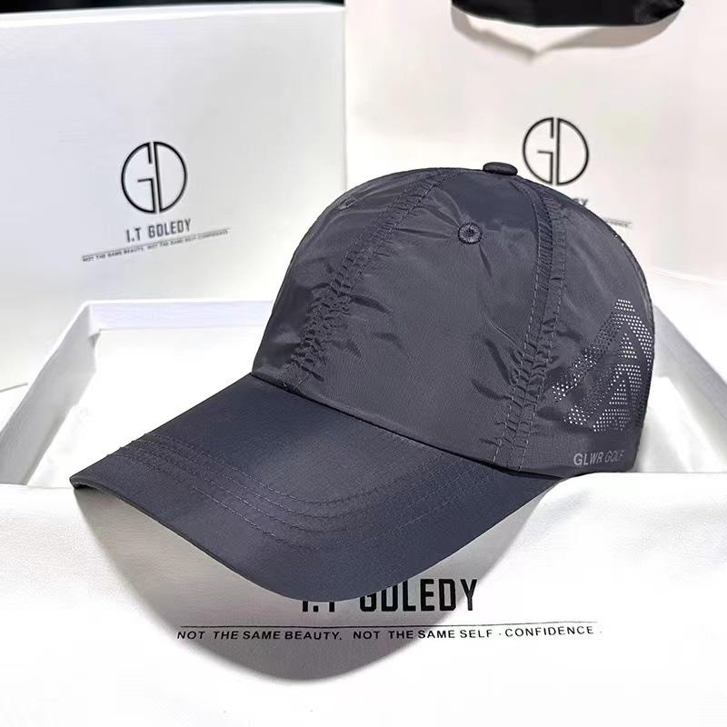 

New Korean - style Summer Outdoor Running Baseball Cap Breathable Quick - drying Sun - shading Design Unisex Ideal for Fishing Adjustable темно серый