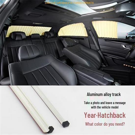 Ford Edge Privacy Sunscreen Blinds – Aluminum Alloy Track, Car Curtains for Shading