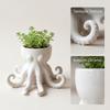 Octopus Shaped Plant Pot Resin Succulent Planter Indoor Decorative Container with Tentacle Design for Home Office Desk
