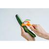 Suncraft Peeler, Made In Japan, Lightweight and Easy To Use, Peels Vegetables Easily, Orange, FC-108