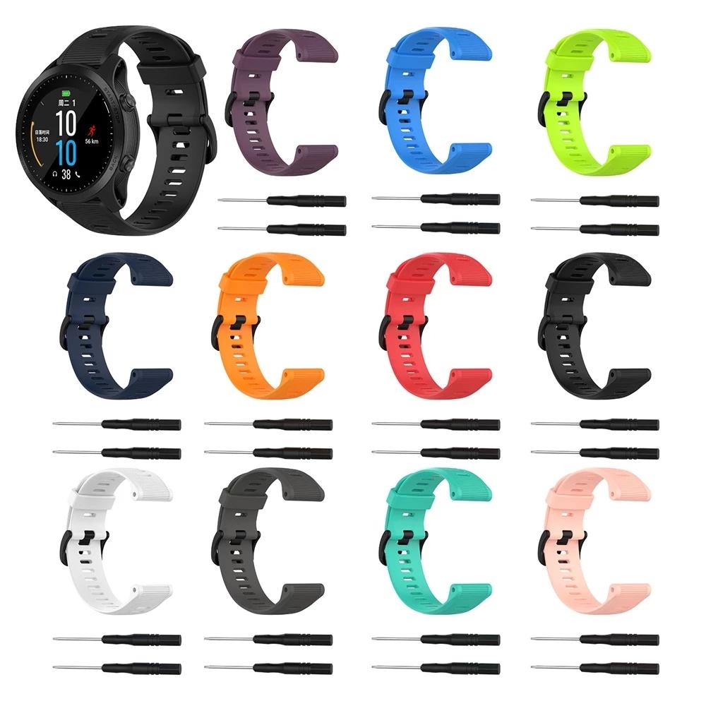 Pasek do Smartwatcha dla Garmin Forerunner 945 935 Bransoletka do Zegarka 22mm Silikonowy Pasek do Zegarka Dla Garmin fenix 7 5 6 Pro Opaska na Nadgarstek Correa