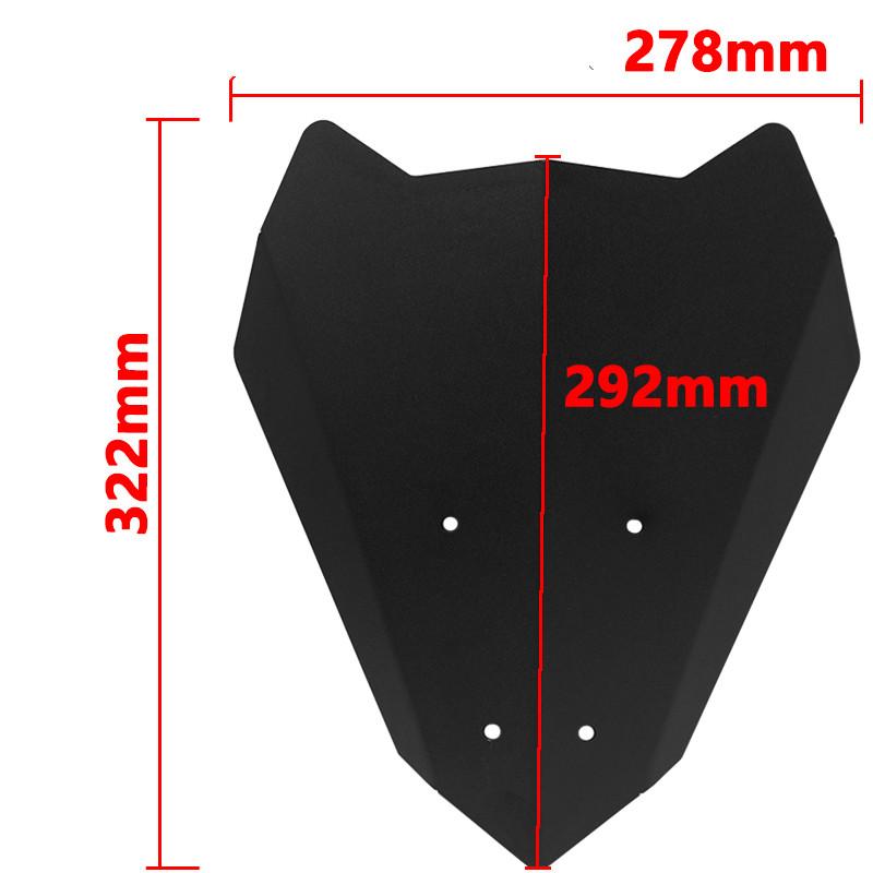 For YAMAHA MT25 MT03 2022 Windshield Windscreen Pare-brise Smoke MT-25 MT-03 Motorcycle Accessories Wind