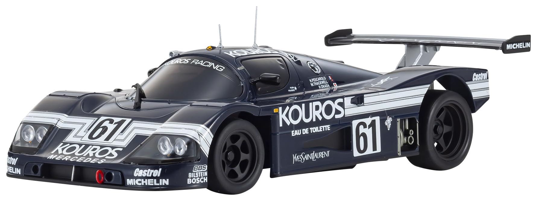 

Kyosho ASC C9 LM1988 Кузов MZP345KR MR04W-LM Гоночный автомобиль группы C Sauber-Mercedes №61 Mini-Z -