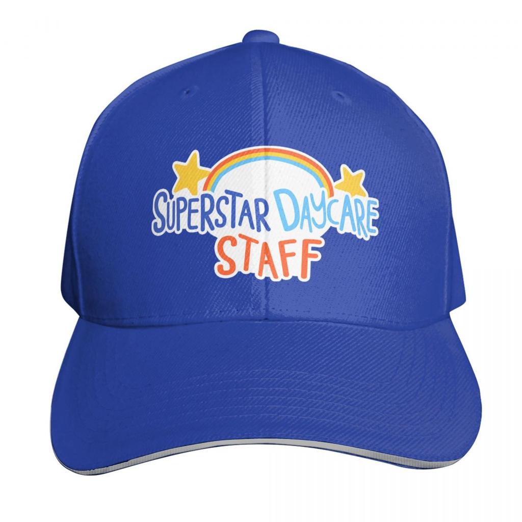 Superstar Daycare Staff Baseball Cap sun caps Anime hats on offer golf hat genuine Womens Mens