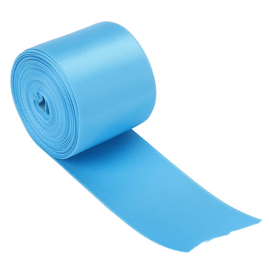 Rola de Panglică Satinată Față Dublă 5m 16.4ft Lungime 38mm 1.5in Lățime DIY Poliester Panglică pentru Ambalat Cadouri pentru Meșteșuguri Păr