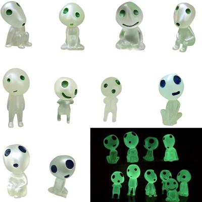 10PCS Tree Elves Figurine Waterproof Luminous Tree Elves Doll Ornaments Fairy Garden Accessories