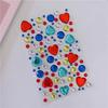 3D Stereo Strass Scrapbook Journal Sticker Glanzend Hart DIY Decor Sticker voor Meisje Koreaanse Mode Sticker Studentenbenodigdheden