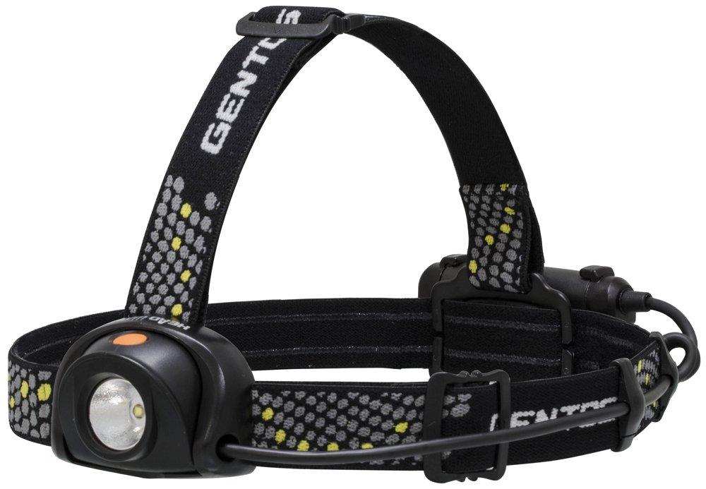 

GENTOS LED Headlamp (250 Lumens, 11 Hours of Operational Run Time, Rear Warning Light), Requires 3 AA Batteries, Headwars HLP-1802, ANSI Standard