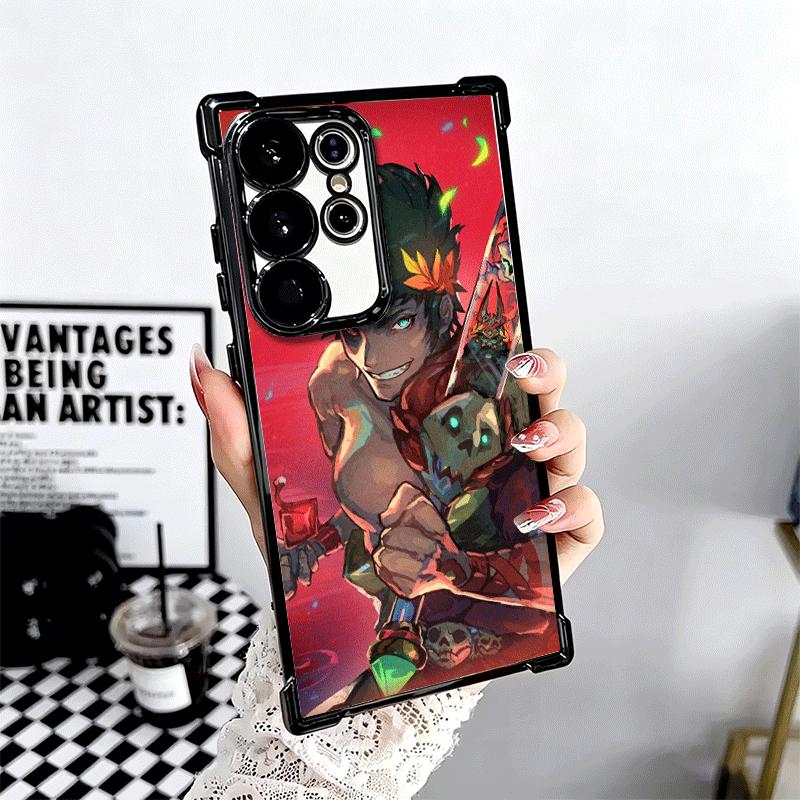 H-Hades A-Action Soft Phone Case For Samsung Galaxy S26 Ultra S25 Edge S24 FE S23 Plus S22 S21 + S20 Plating Anti-Fall Fundas