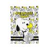 Snoopys & Woodstock Fun & Flowers Flannel Blanket Awesome Throw Blanket for Home Hotel Sofa 150*125cm Quilt,