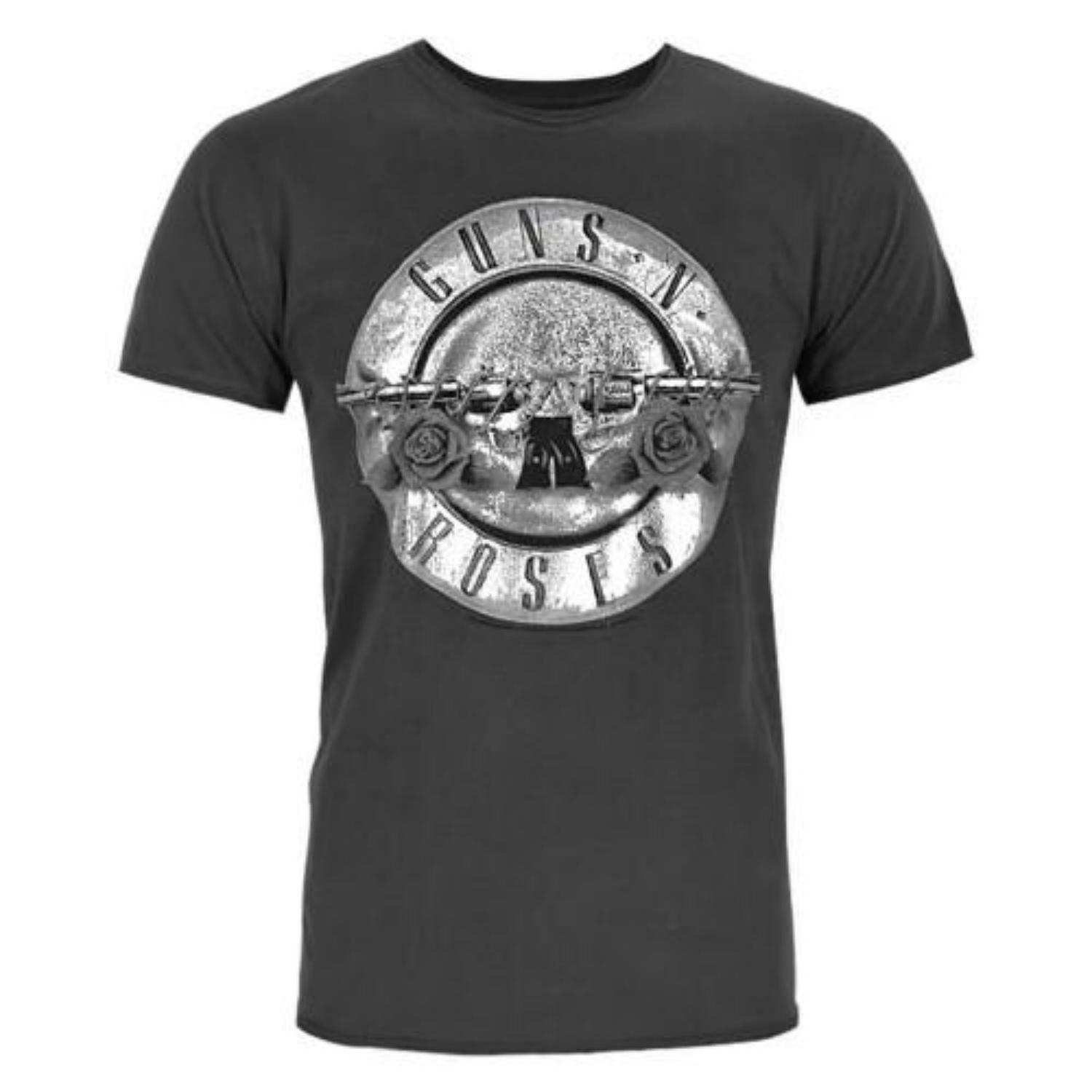 Amplified Official Mens Guns N Roses Foil Drum T-Shirt S разноцветный
