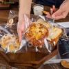Sáček na chleba Průhledný Jídlo Toast Svačina Sušenky Jednorázový Sáček na psí výkaly Ziplock sáček