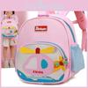 Letter Airplane Pattern Cartoon School Backpack For Toddlers With Lightweight Nylon Material