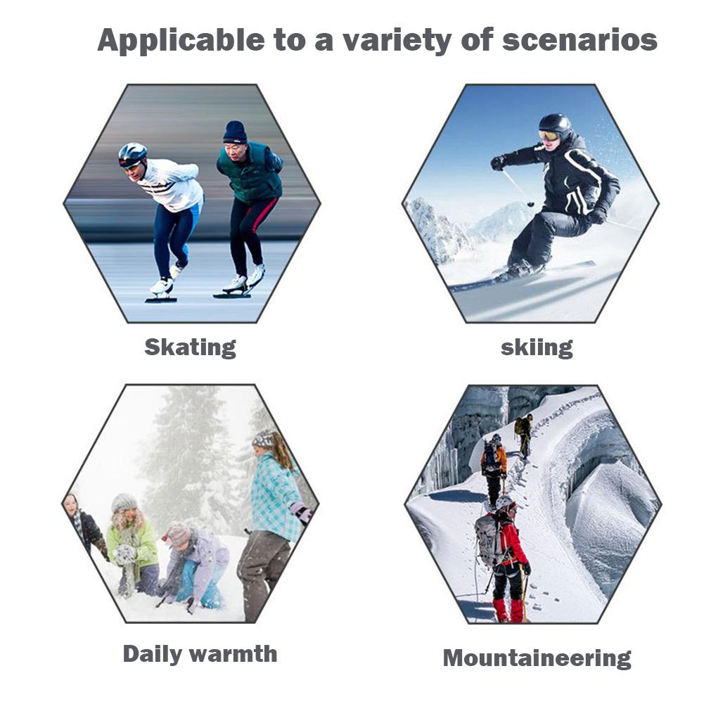 1/2Pairs Winter Adult Thermal Ski Socks Men Women Warm Outdoor Cycling Snowboarding Sports Thermosocks Camping Hiking Stockings