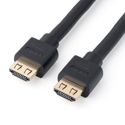 Sanwa Direct 500-HDMI012 10m HDMI Kablosu, Yerleşik Mandallı, Full HD 3D Uyumlu, Siyah