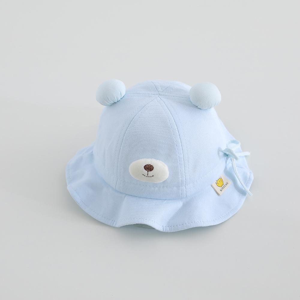 

Baby Sun Hat 48cm 6-24 Month Kid Fisherman Hat Girls Cute Outdoor Sun Protection Cap Infant Toddler Boys Spring Summer Beach Cap 48cm синій