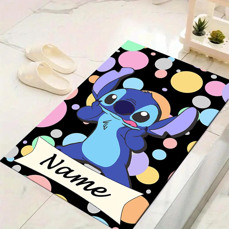 Custom 1Pc Stitch'S Colorful Adventure Rug Office Carpet Indoor Outdoor Entrance Doormat Nonslip Soft And Comfortable Living Room D916305