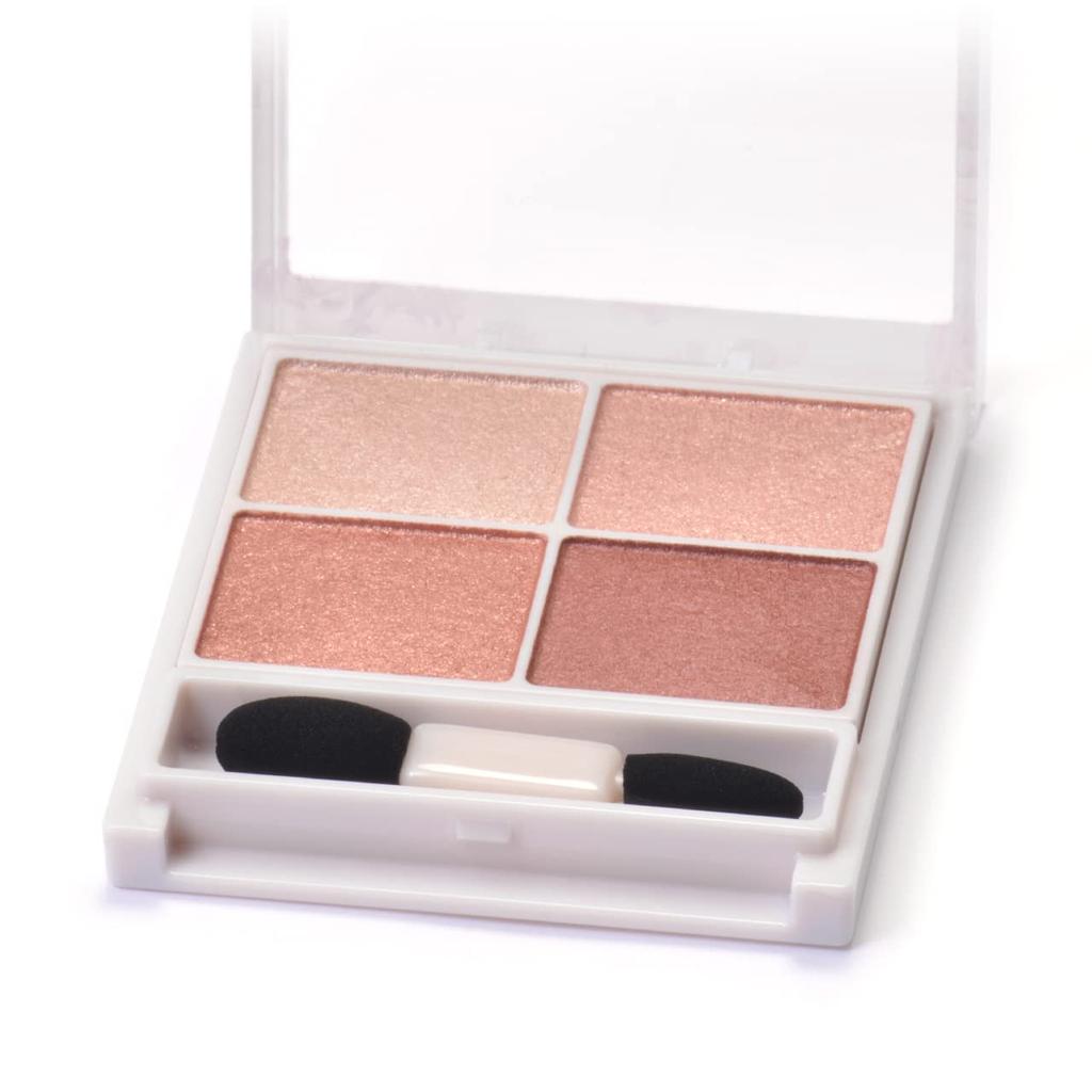 Canmake Silky Souffle Eyes 10 Sweet Love Letter Glossy and 1 Count 4-Color Eyeshadow, Translucent, (x 1)