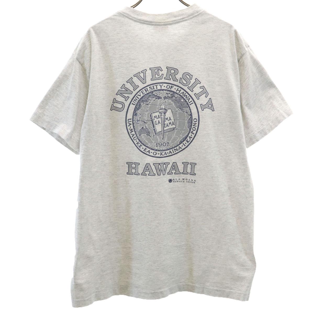 

SOF Tee 90s Made in USA Old Back print: UNIVERSITY HAWAII Short sleeve T-shirt Men s Used