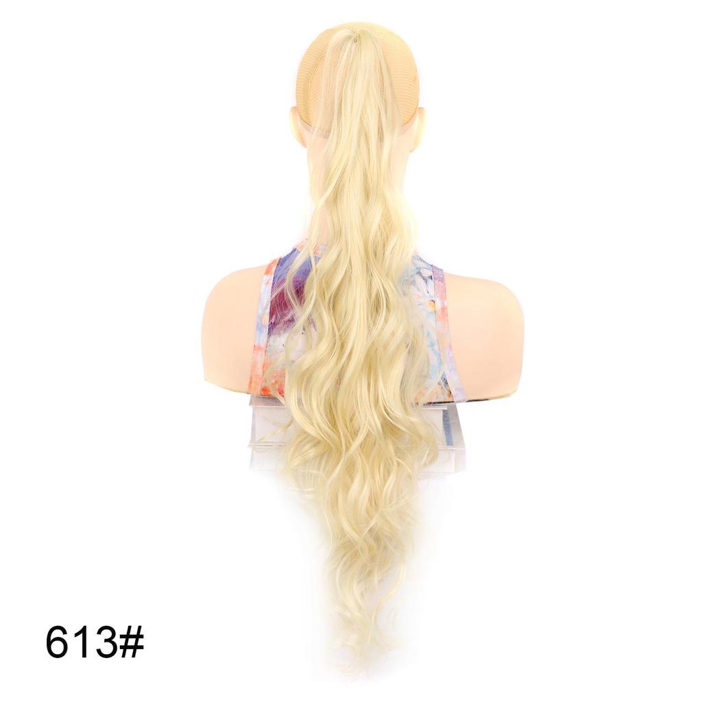 32 Zoll Langes Welliges Pferdeschwanz-Haarteil Flexibles Umwickelbares Pferdeschwanz-Haarteil für Damen Natürliches Aussehen Synthetisches Haar-Add-On