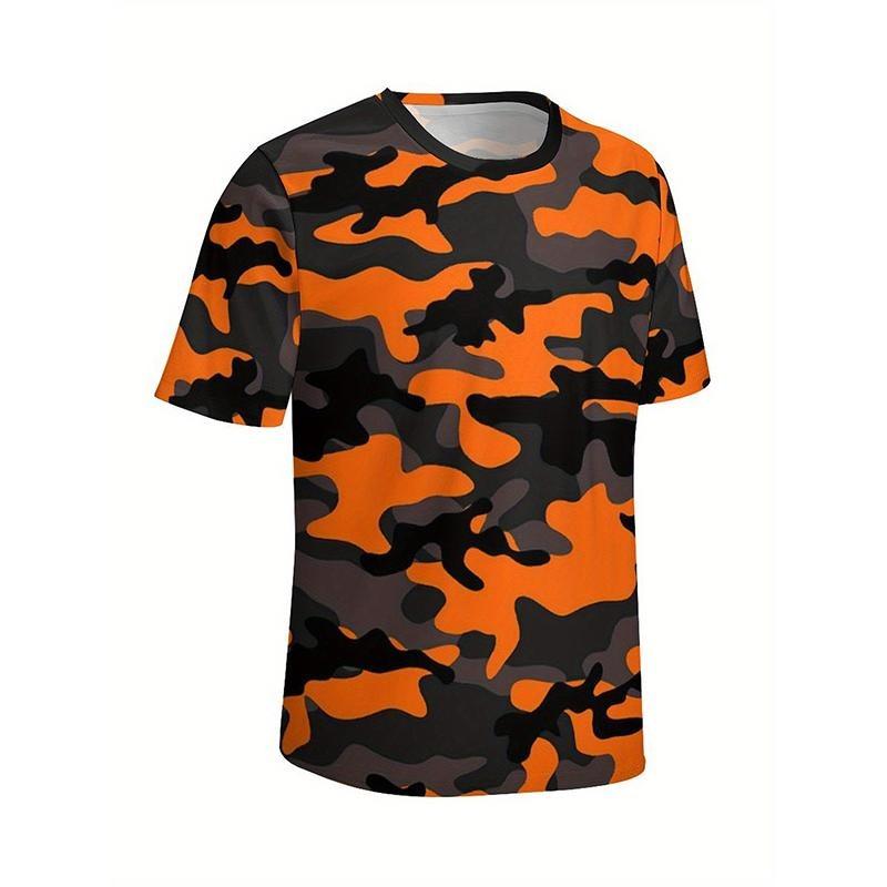 Fashion Camouflage 3D Printed Kids Adult T-shirt Summer Women's and Men's Casual Outdoor Girl and Boy Short Sleeve Tees Top Pullover