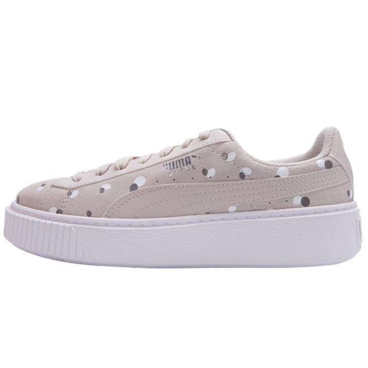PUMA Sneakers Suede Platform Dots Jr Silver Kids 368991-02 EU 38