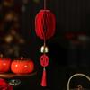 Red Honeycomb New Year Decorations Paper Paper Honeycomb Lantern  Christmas Tree Decoration
