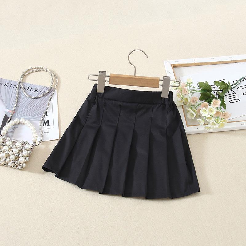 Mädchen Faltenröcke 2025 Frühling und Herbst Kinder Jk Röcke