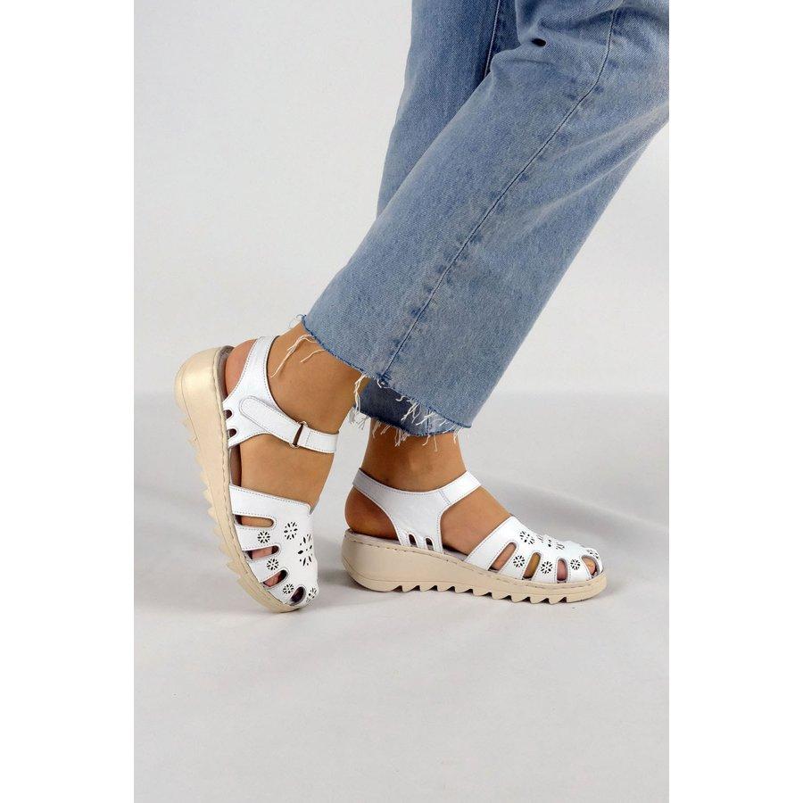 

Женские повседневные комфортные сандалии из натуральной кожи