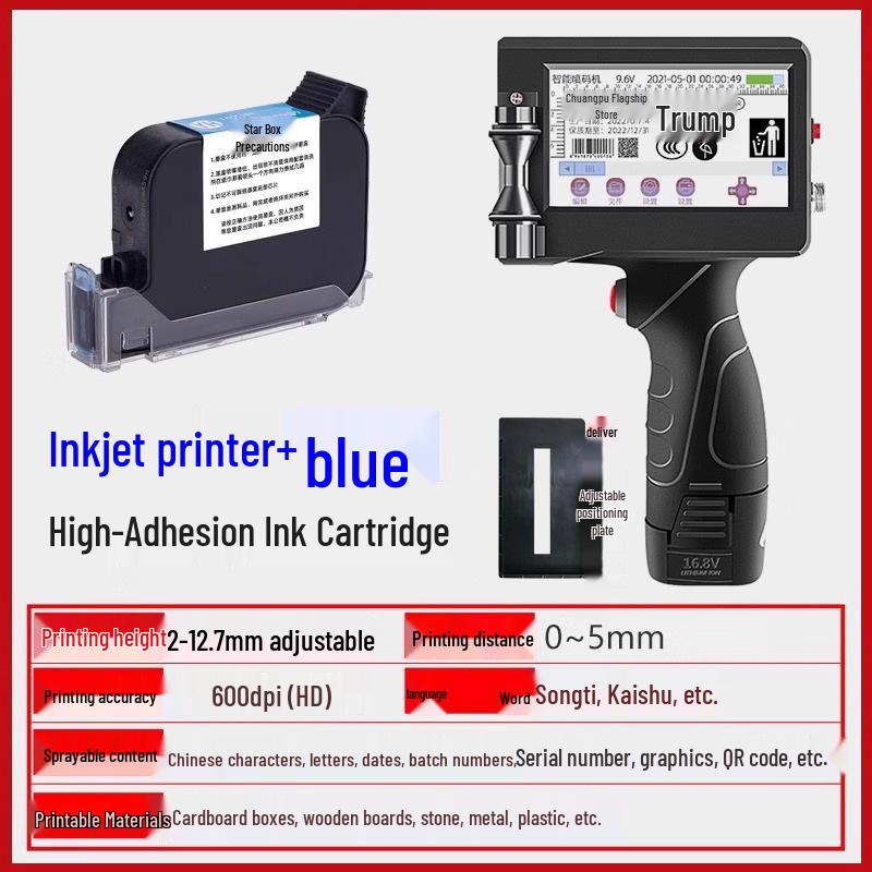 Chuangpu T1 Handheld Inkjet Printer for Large Font Date and Number Coding
