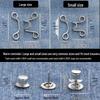 Adjustable Invisible Waist-Cinching Jeans Buttons for Perfect Fit and Secure Alteration
