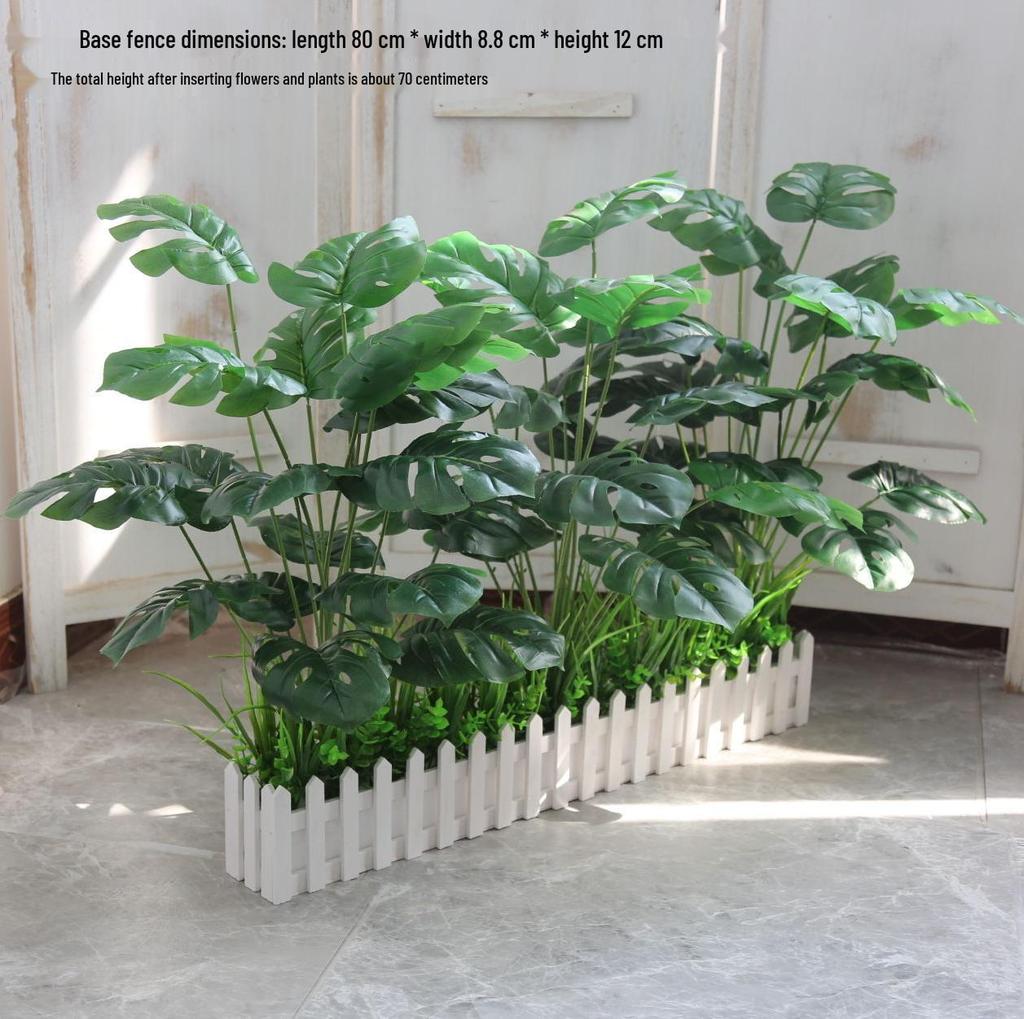 Large Floor-Standing Artificial Plants and Floral Bonsai for Corridor or Restaurant Décor
