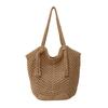 2025 Fashion Woven Bag Handmade Bag Crocheted Tote Bag Fringed Shoulder Bag Handbag Knitted Bag Bag
