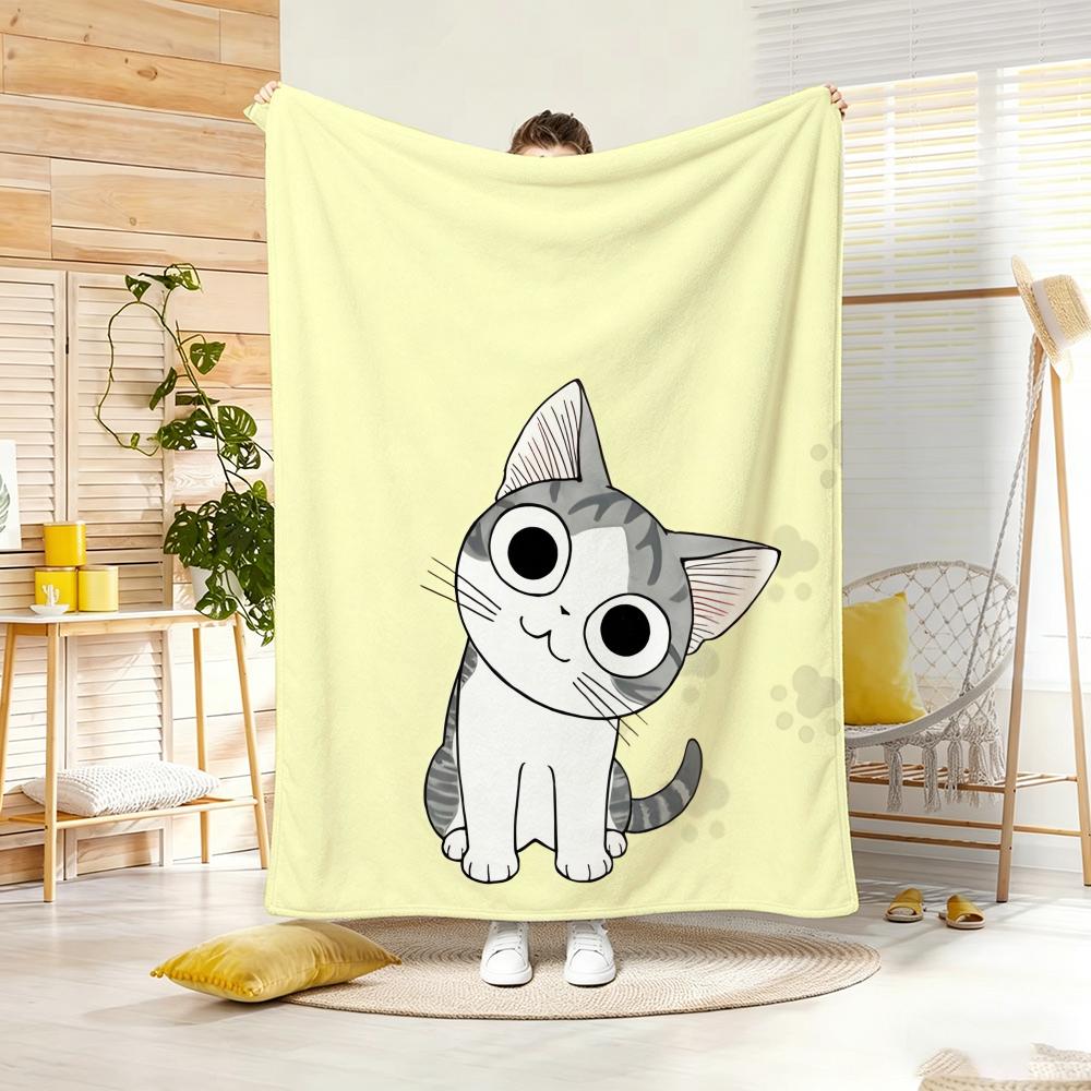 Cartoon C-ChisS Sweet HomeS Throw Soft Warm Throw Blanket for Bedroom Living Room Bed Travel Camping Picnic Gift